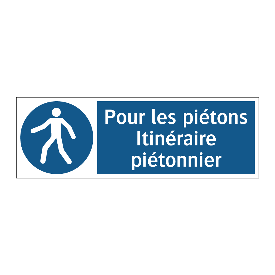 Pour les piétons Itinéraire piétonnier
