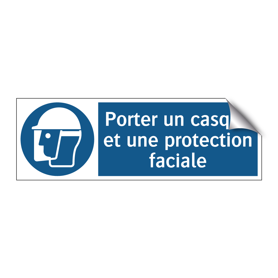 Porter un casque et une protection faciale