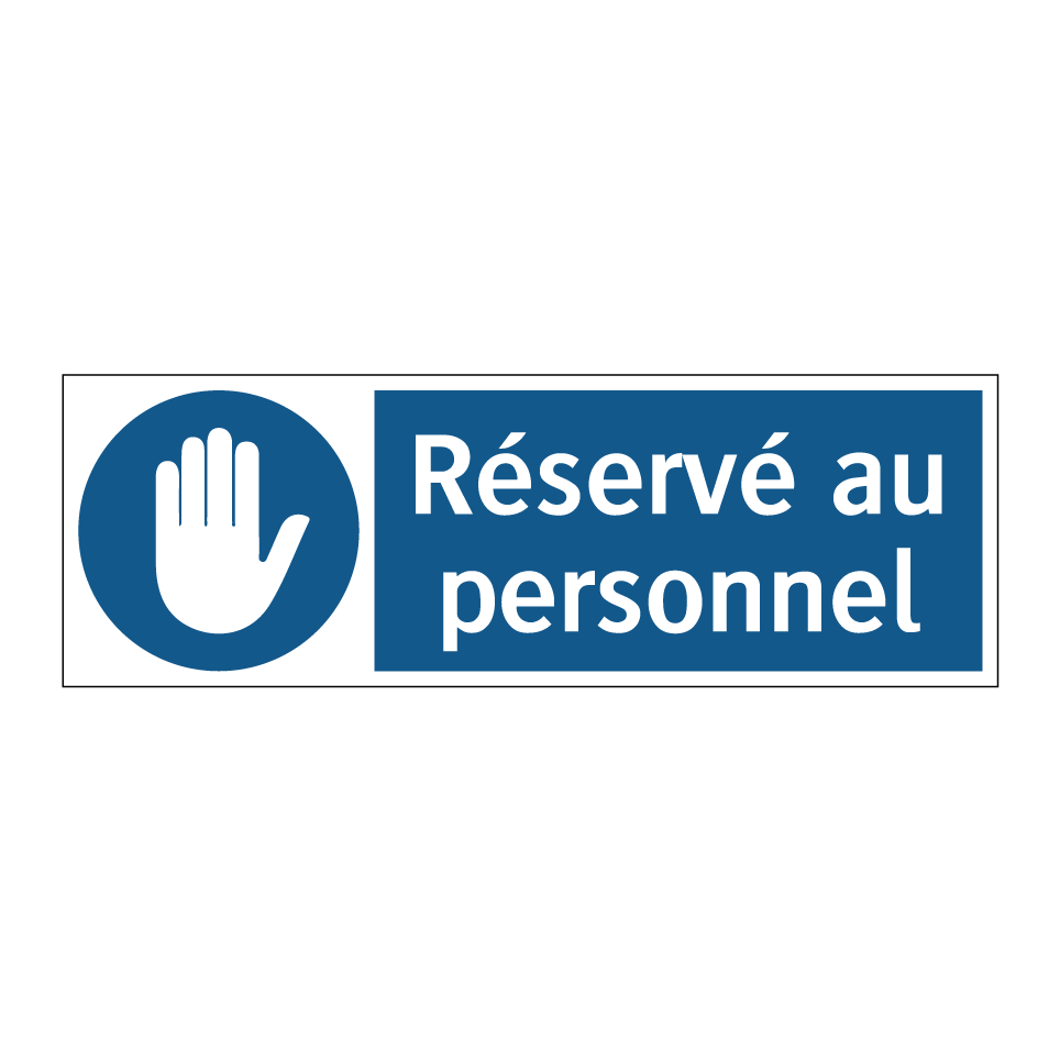 Réservé au personnel