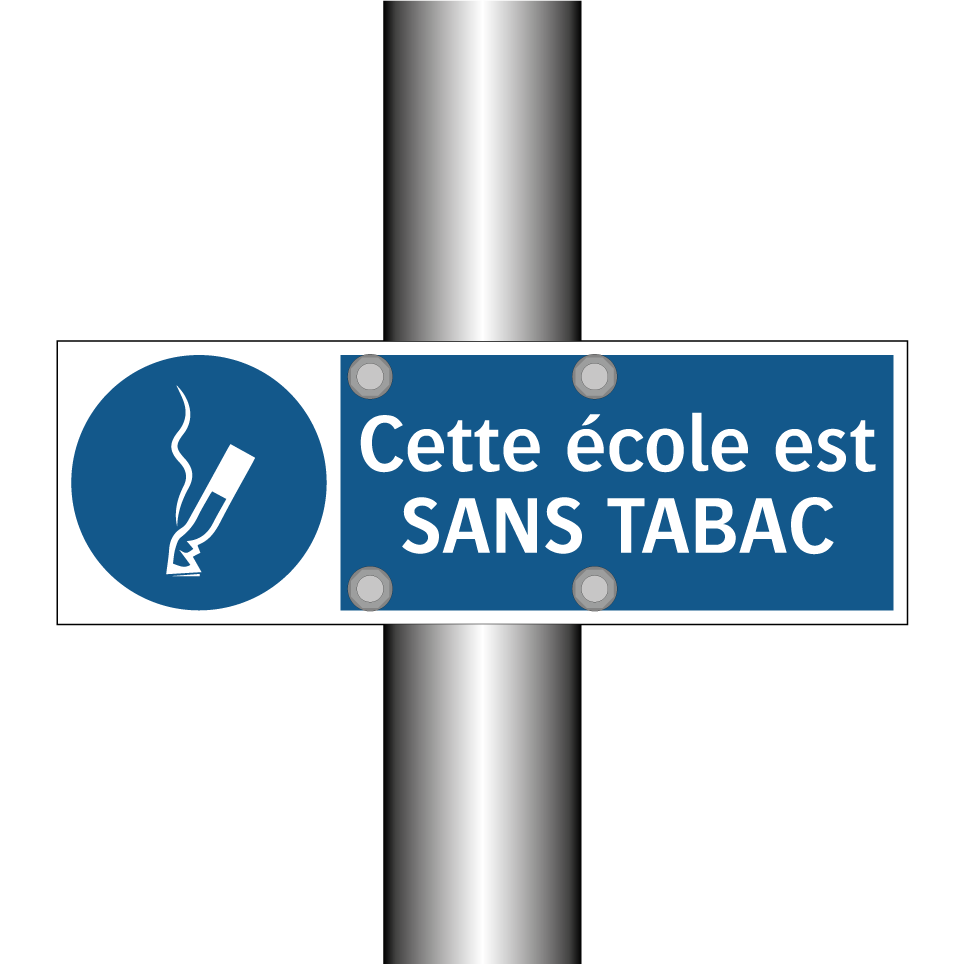 Cette école est SANS TABAC