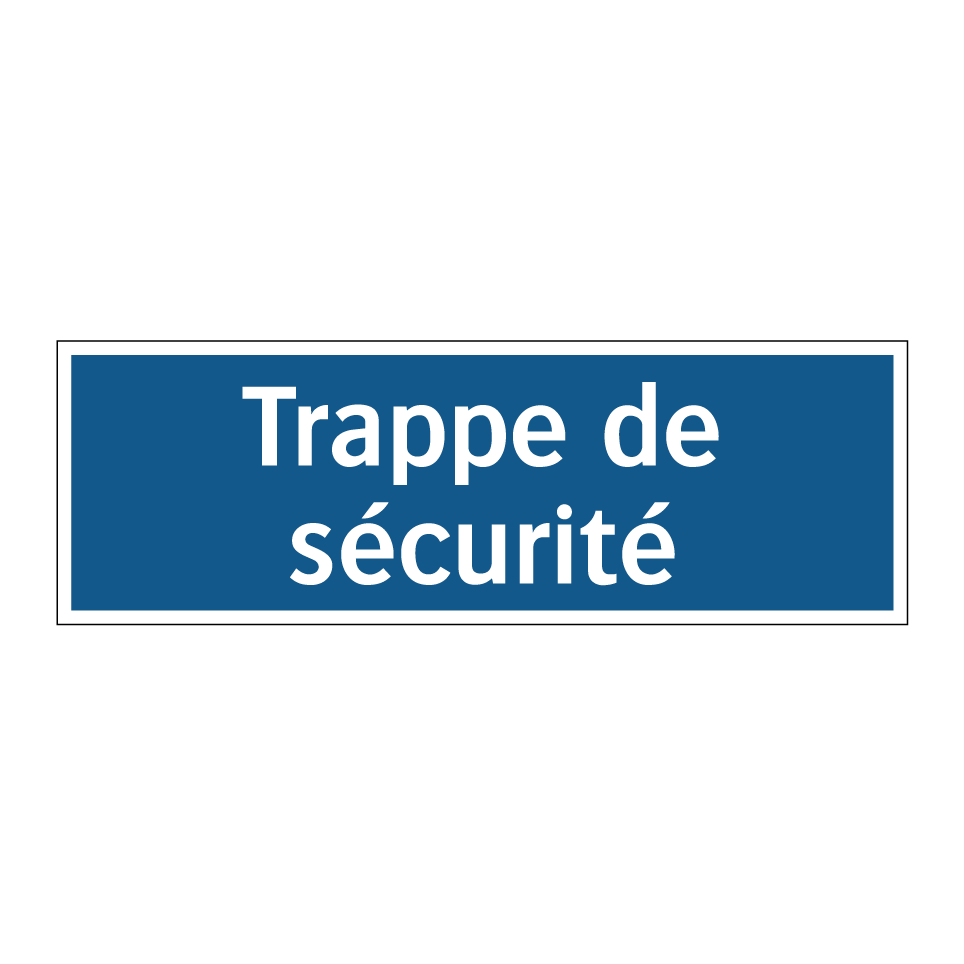 Trappe de sécurité