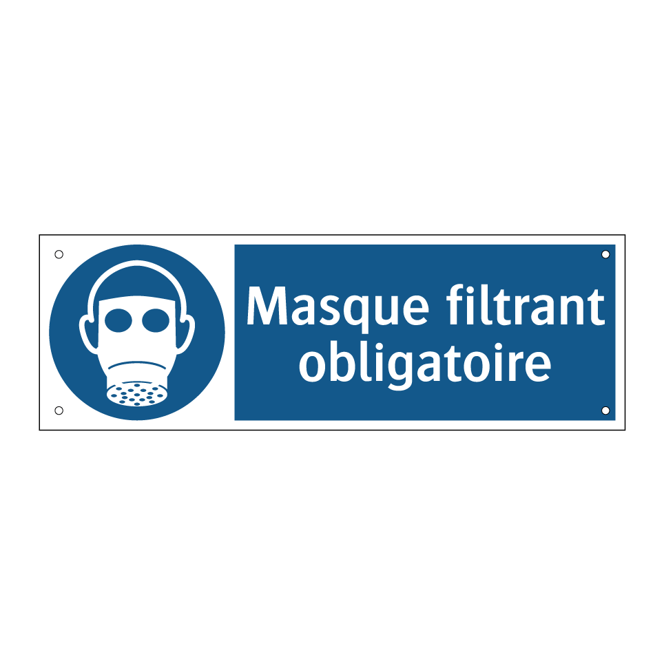 Masque filtrant obligatoire
