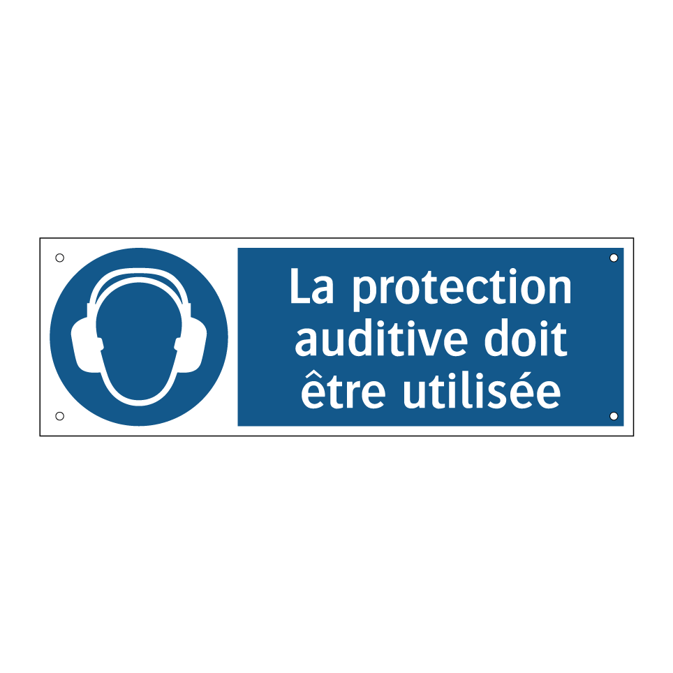 La protection auditive doit être utilisée