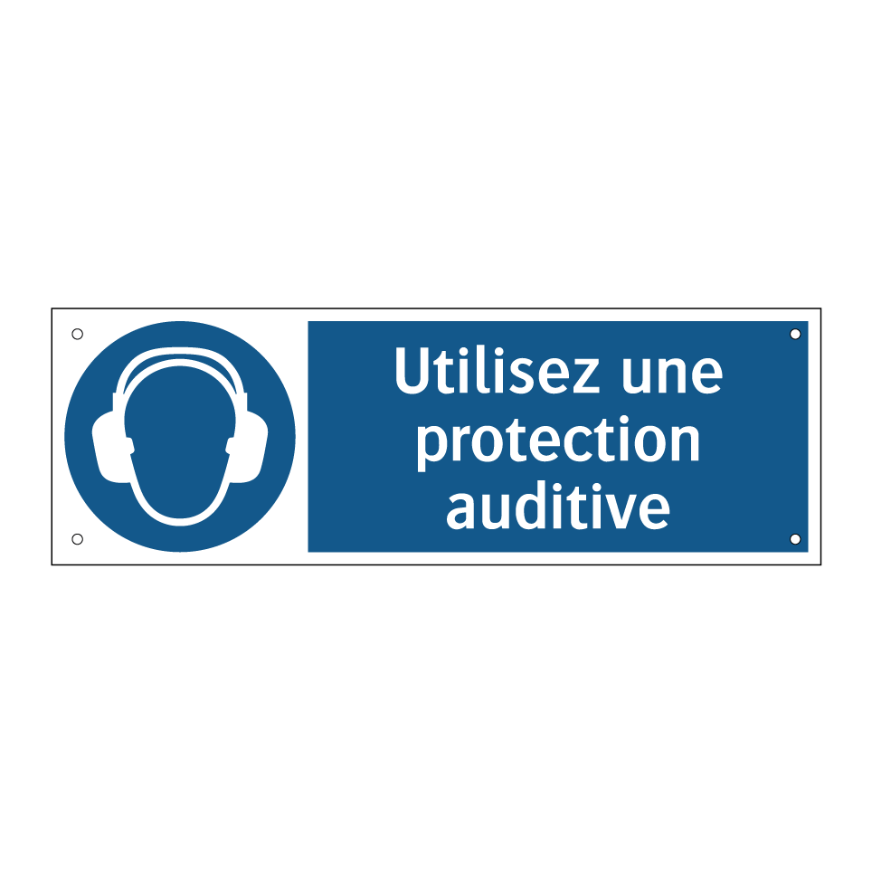 Utilisez une protection auditive