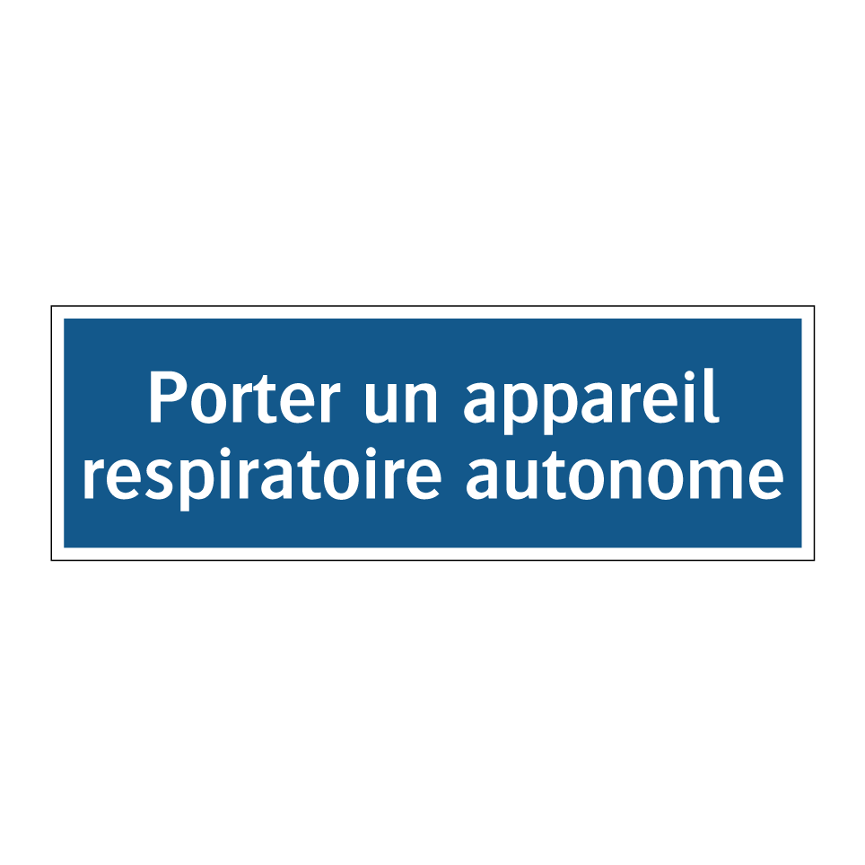 Porter un appareil respiratoire autonome