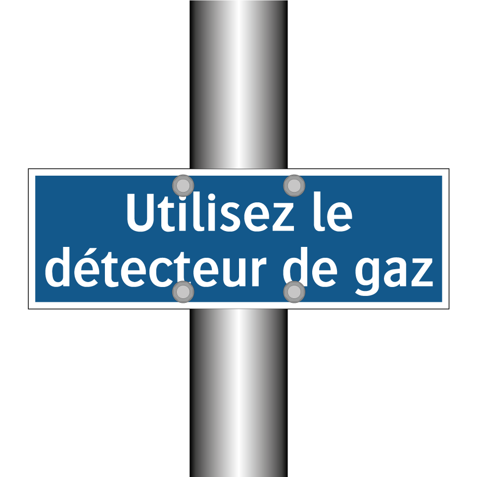 Utilisez le détecteur de gaz