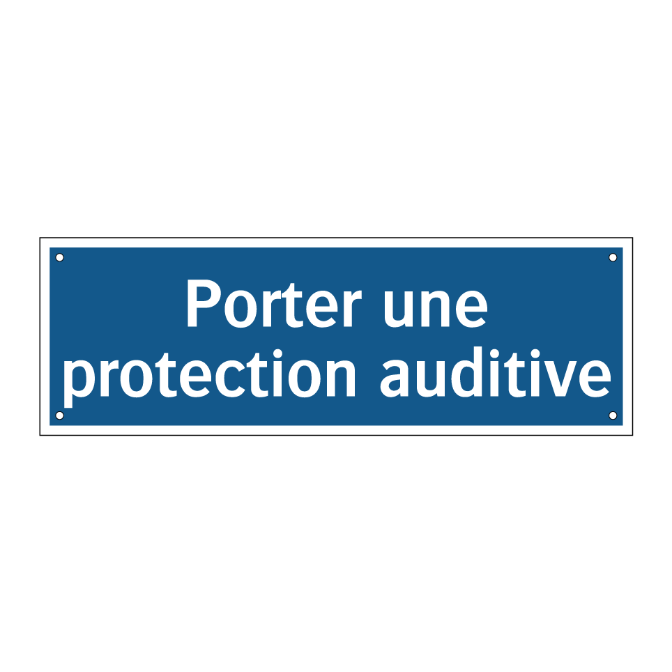 Porter une protection auditive