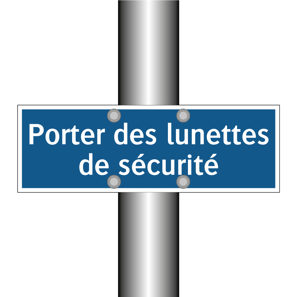 Porter des lunettes de sécurité