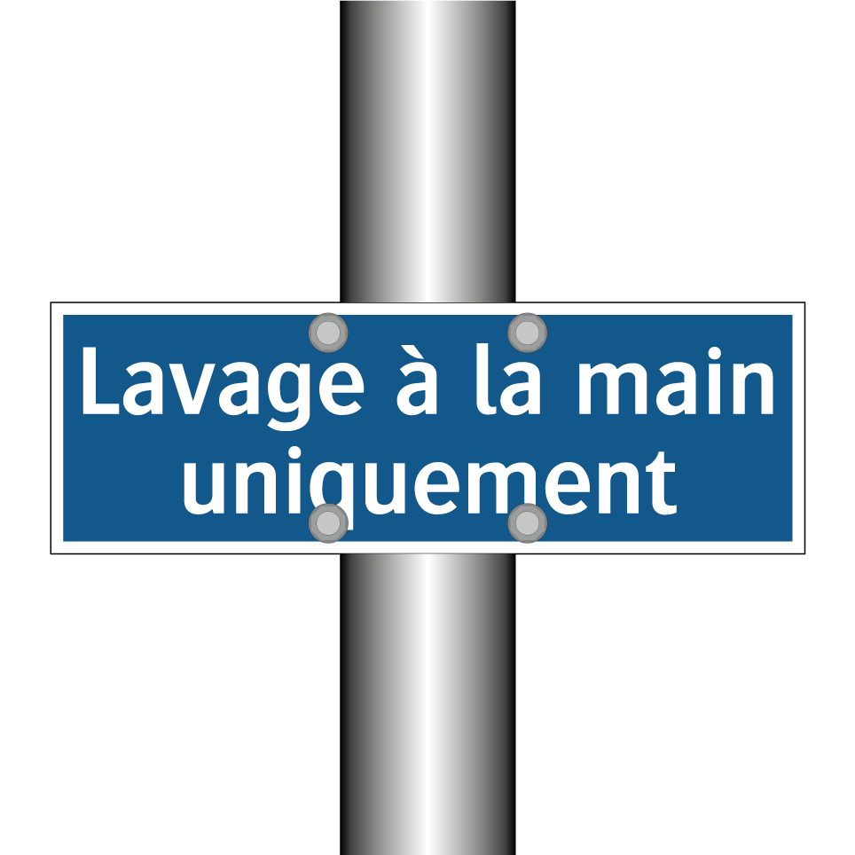 Lavage à la main uniquement