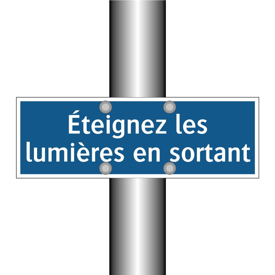 Éteignez les lumières en sortant