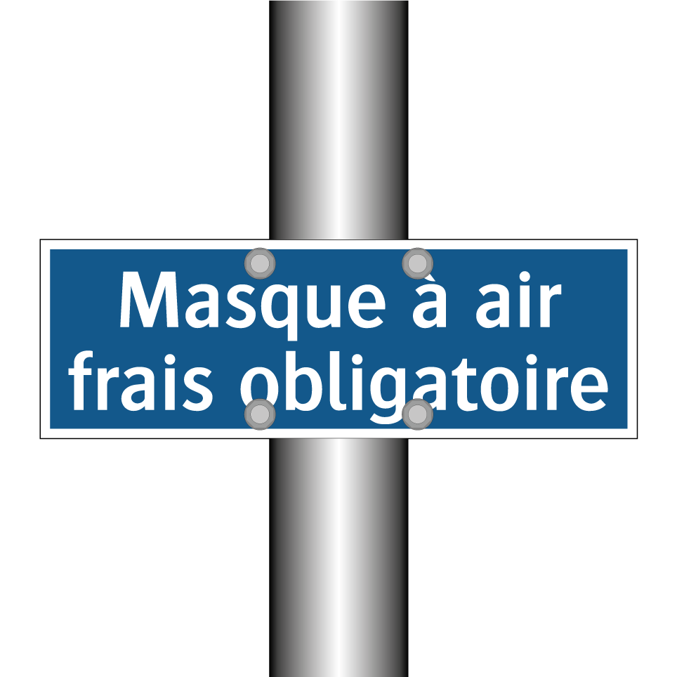 Masque à air frais obligatoire
