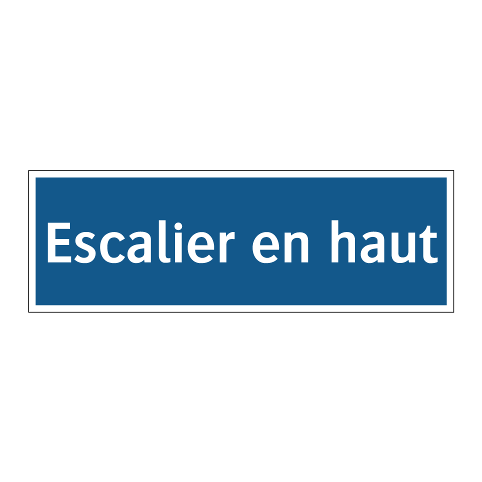 Escalier en haut