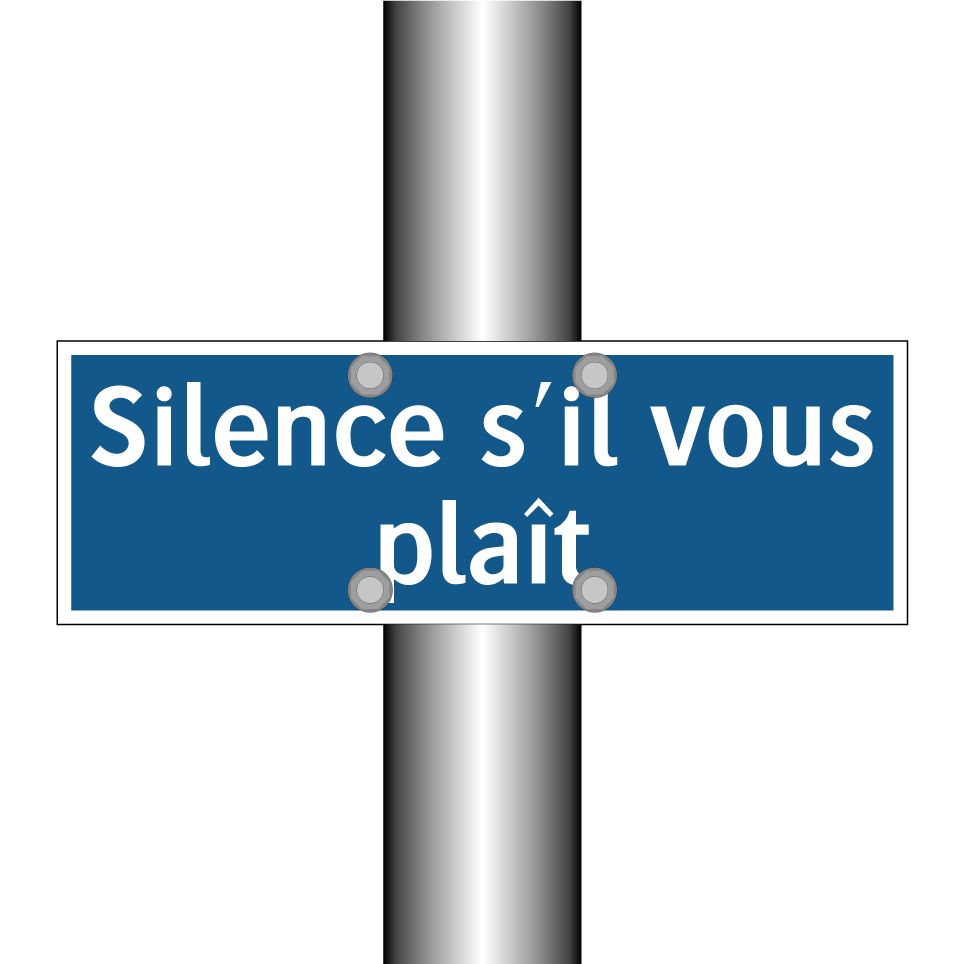 Silence s'il vous plaît