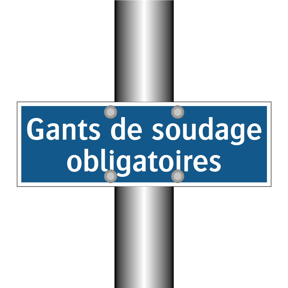 Gants de soudage obligatoires