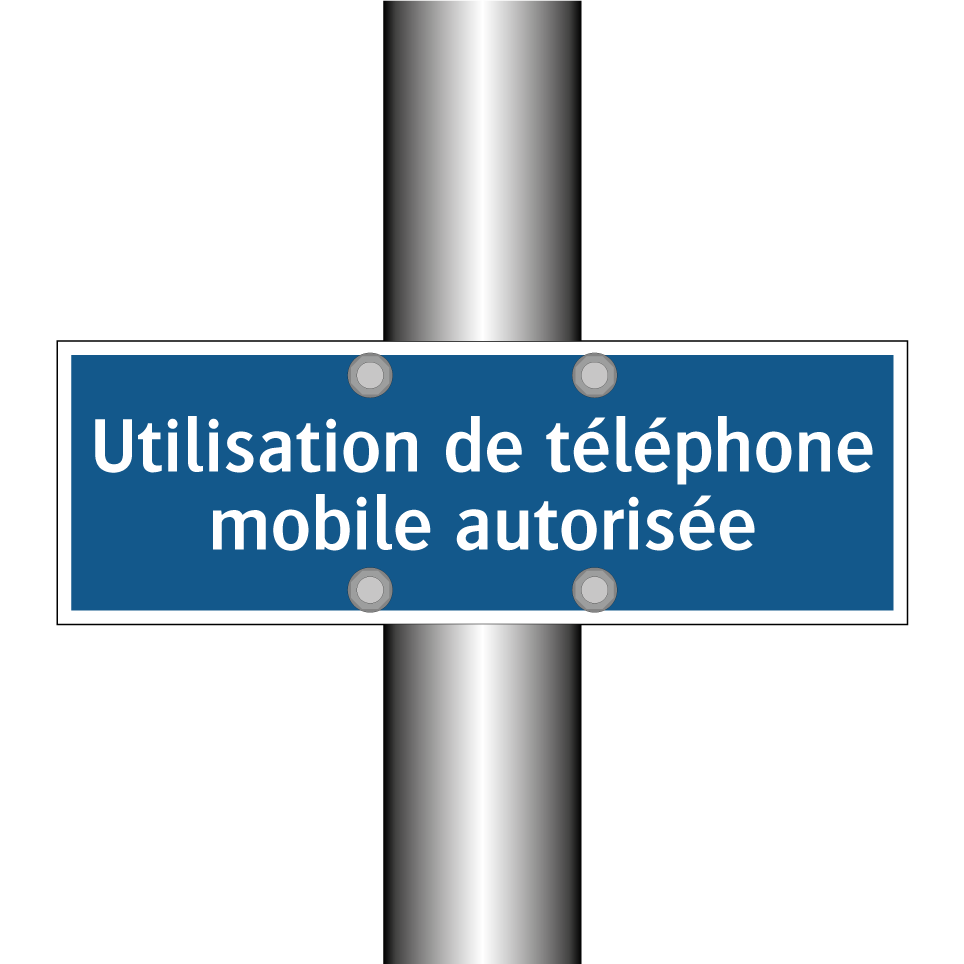 Utilisation de téléphone mobile autorisée