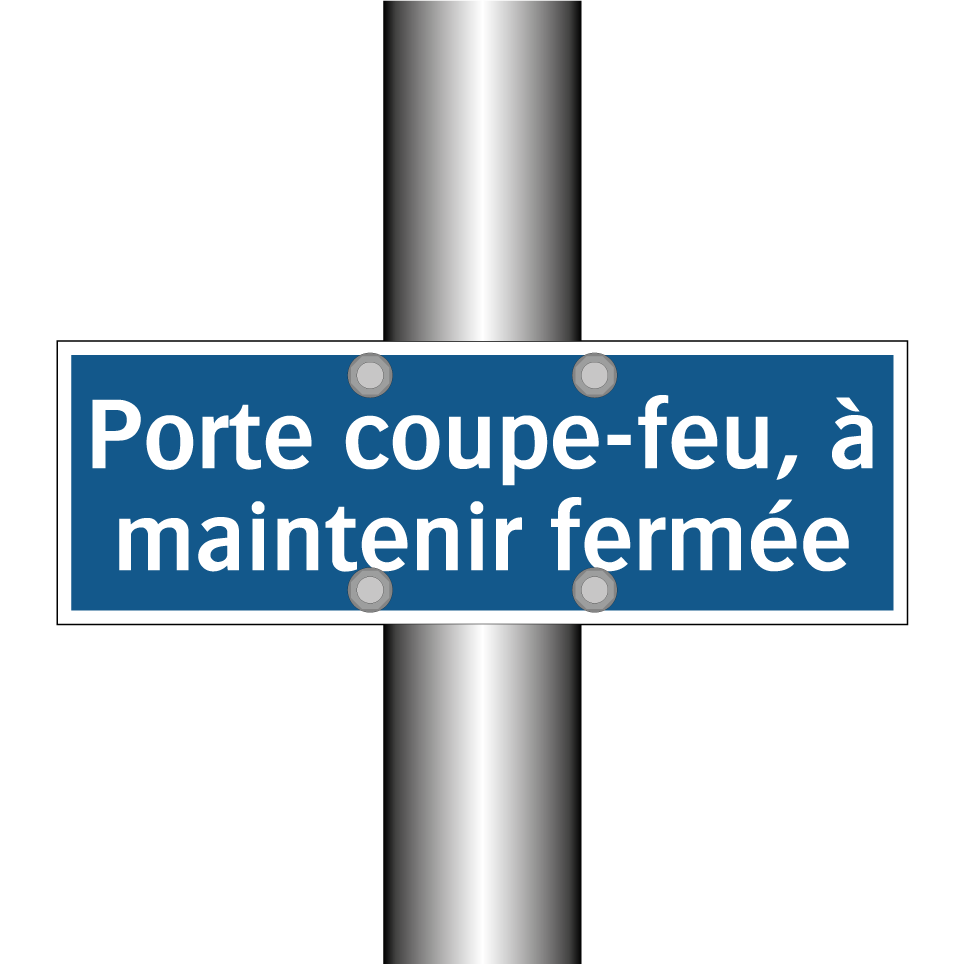 Porte coupe-feu, à maintenir fermée