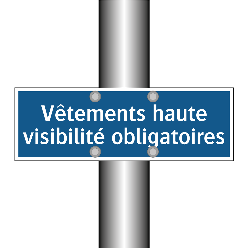 Vêtements haute visibilité obligatoires
