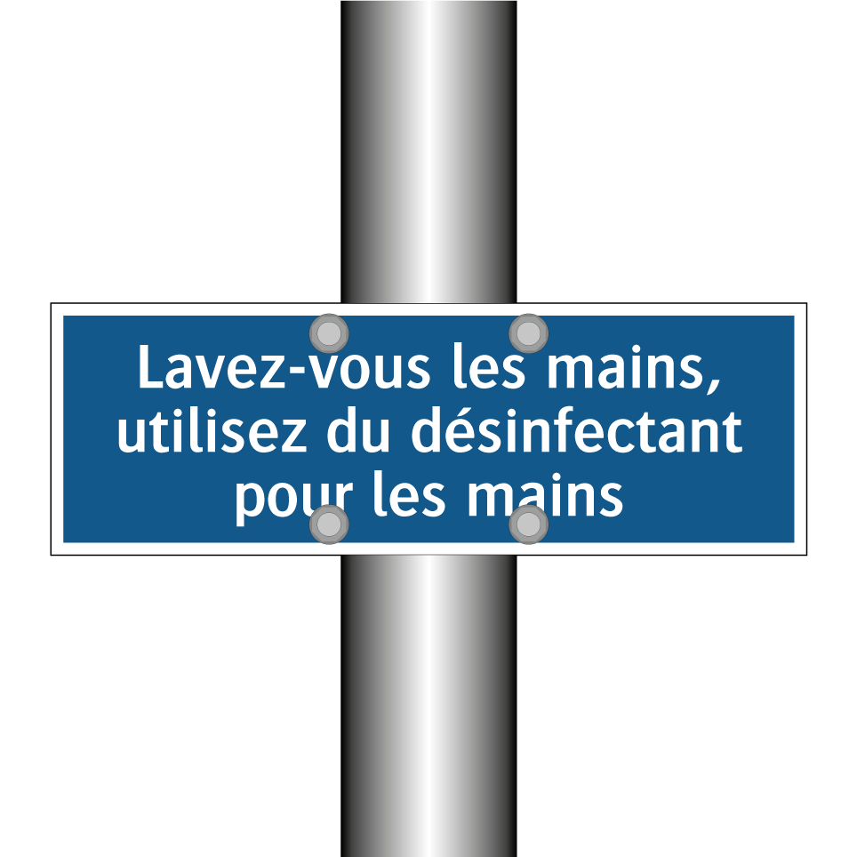Lavez-vous les mains, utilisez du désinfectant pour les mains