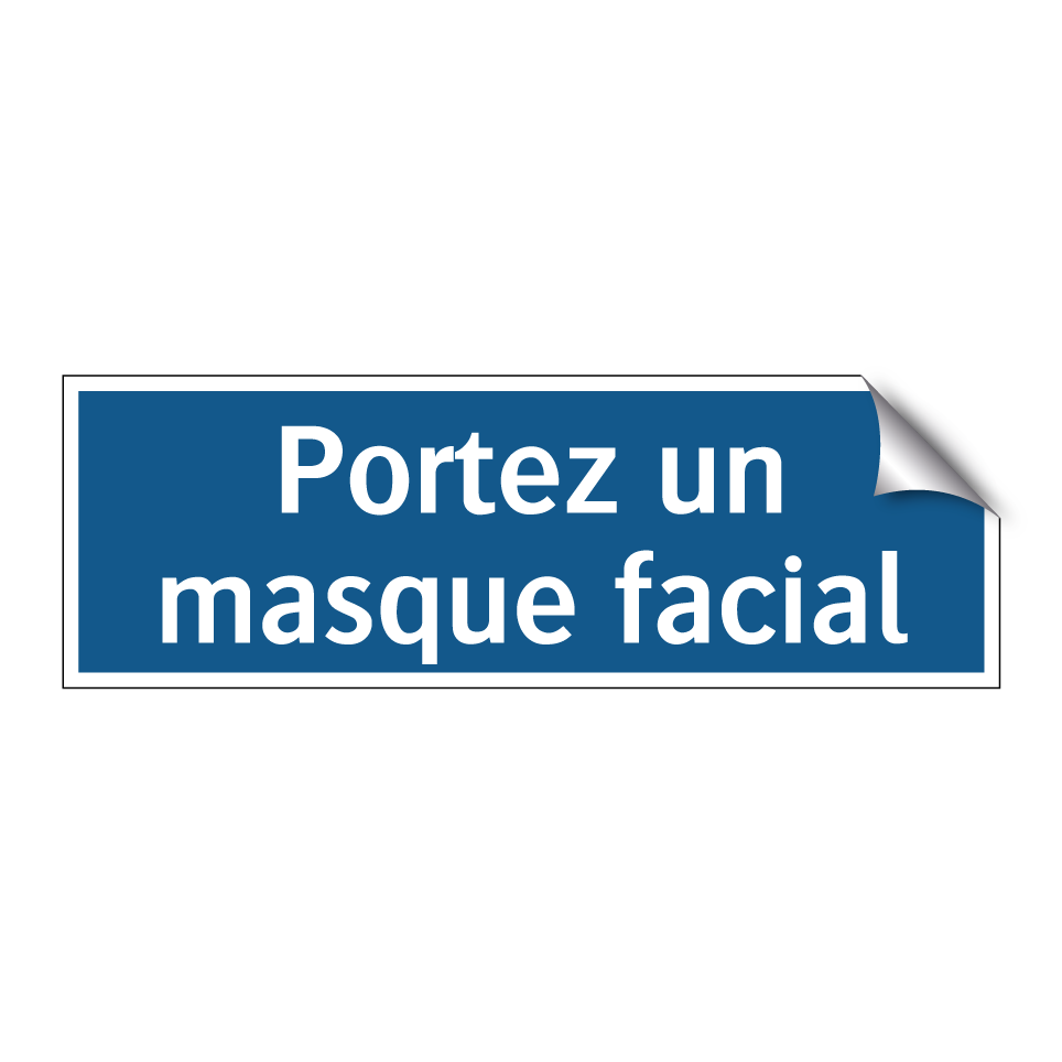 Portez un masque facial