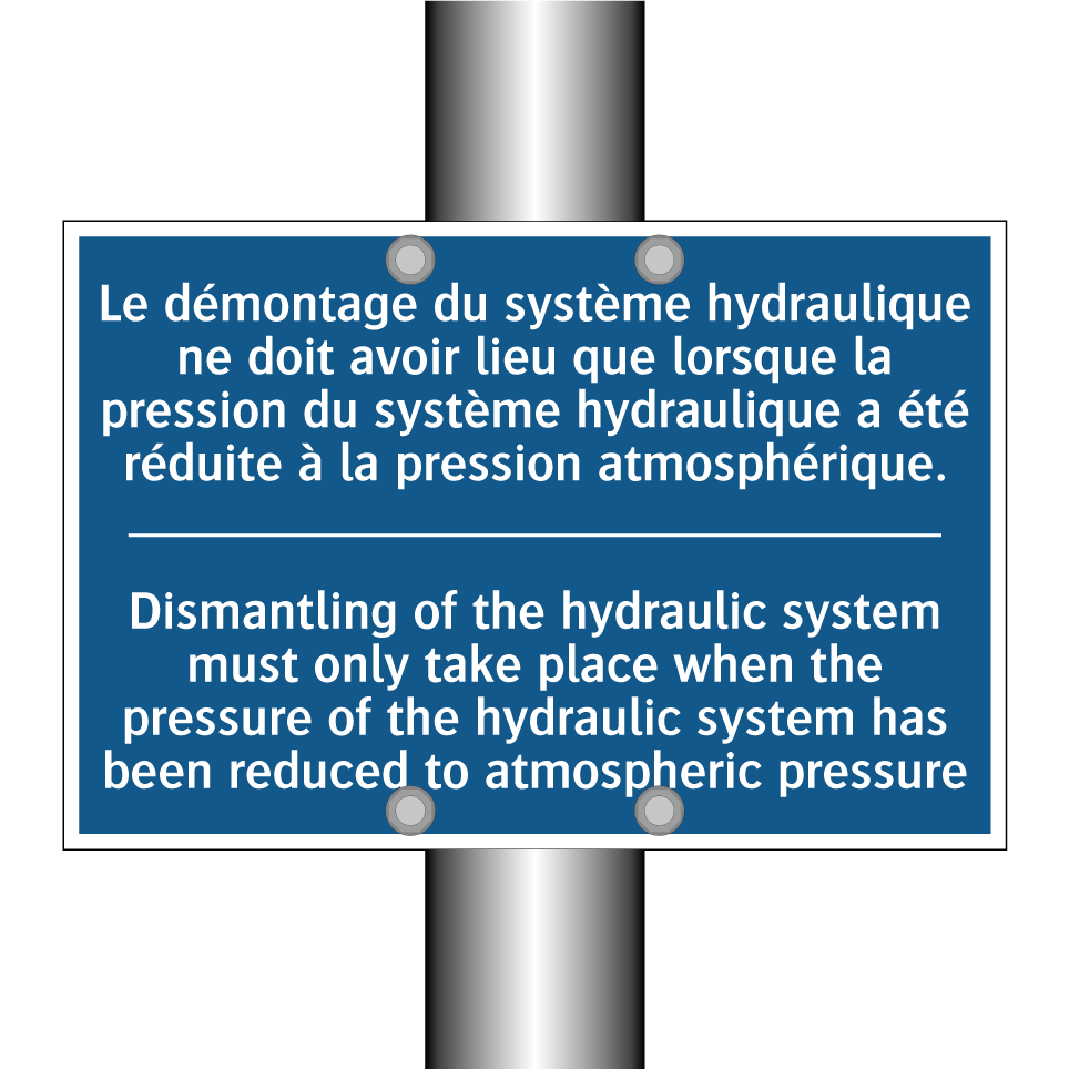 Le démontage du système hydraulique  /.../ - Dismantling of the hydraulic system  /.../