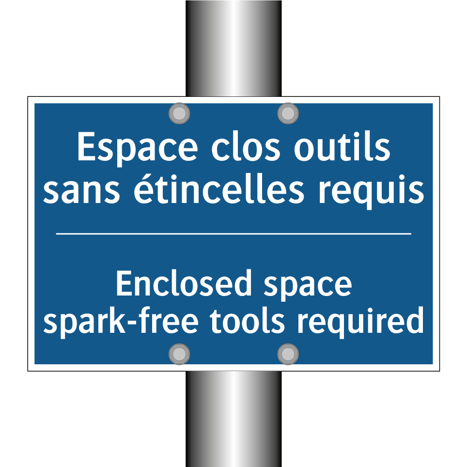 Espace clos outils sans étincelles  /.../ - Enclosed space spark-free tools  /.../