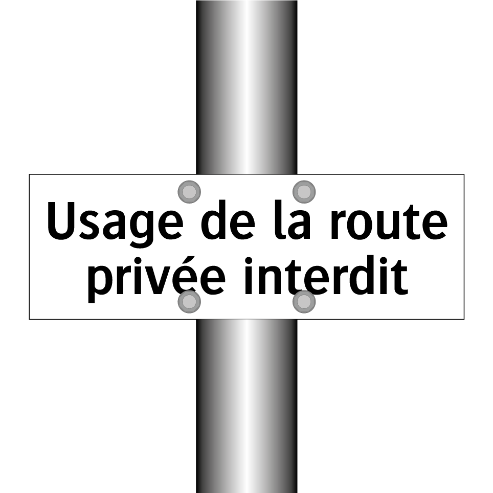 Usage de la route privée interdit