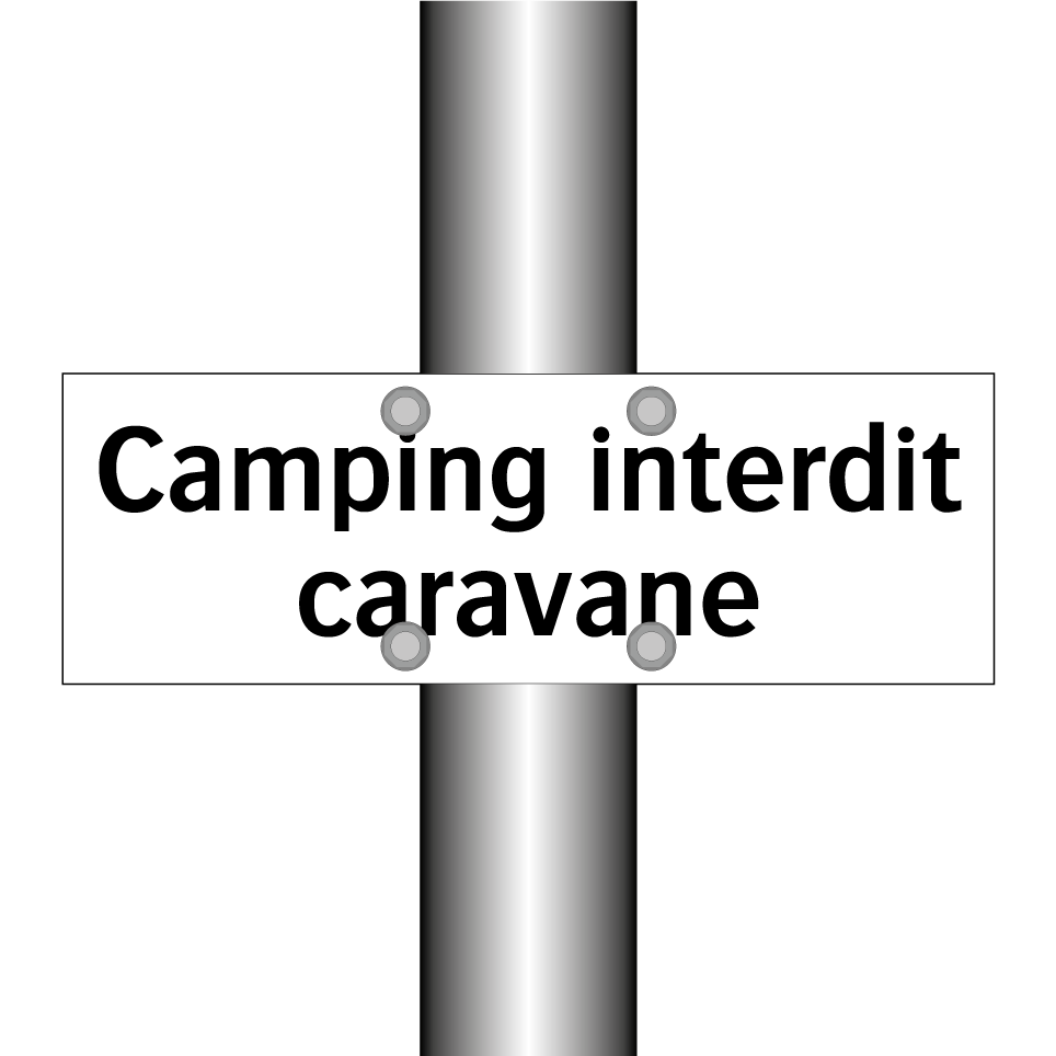 Camping interdit caravane