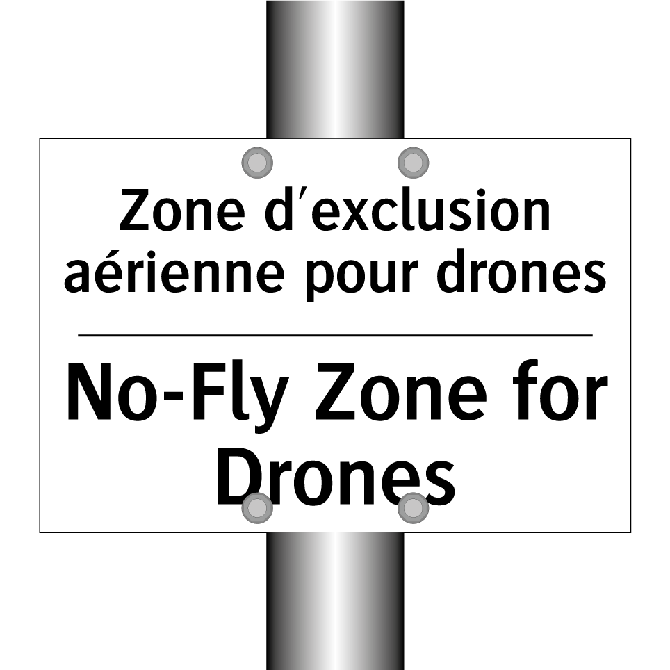 Zone d'exclusion aérienne pour  /.../ - No-Fly Zone for Drones