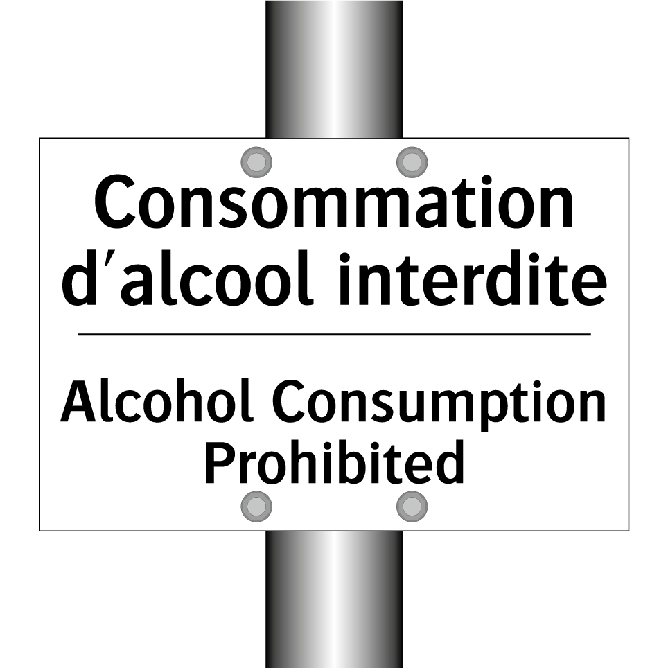 Consommation d'alcool interdite /.../ - Alcohol Consumption Prohibited