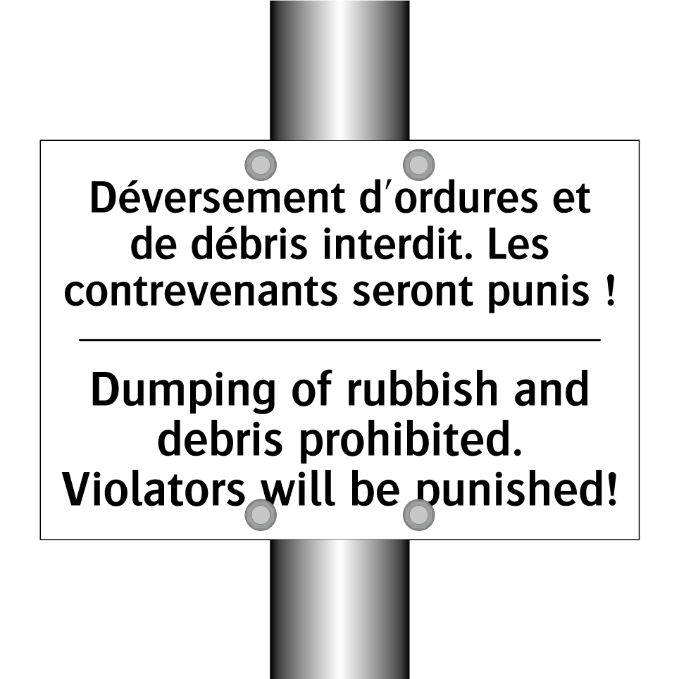 Déversement d'ordures et de débris  /.../ - Dumping of rubbish and debris  /.../