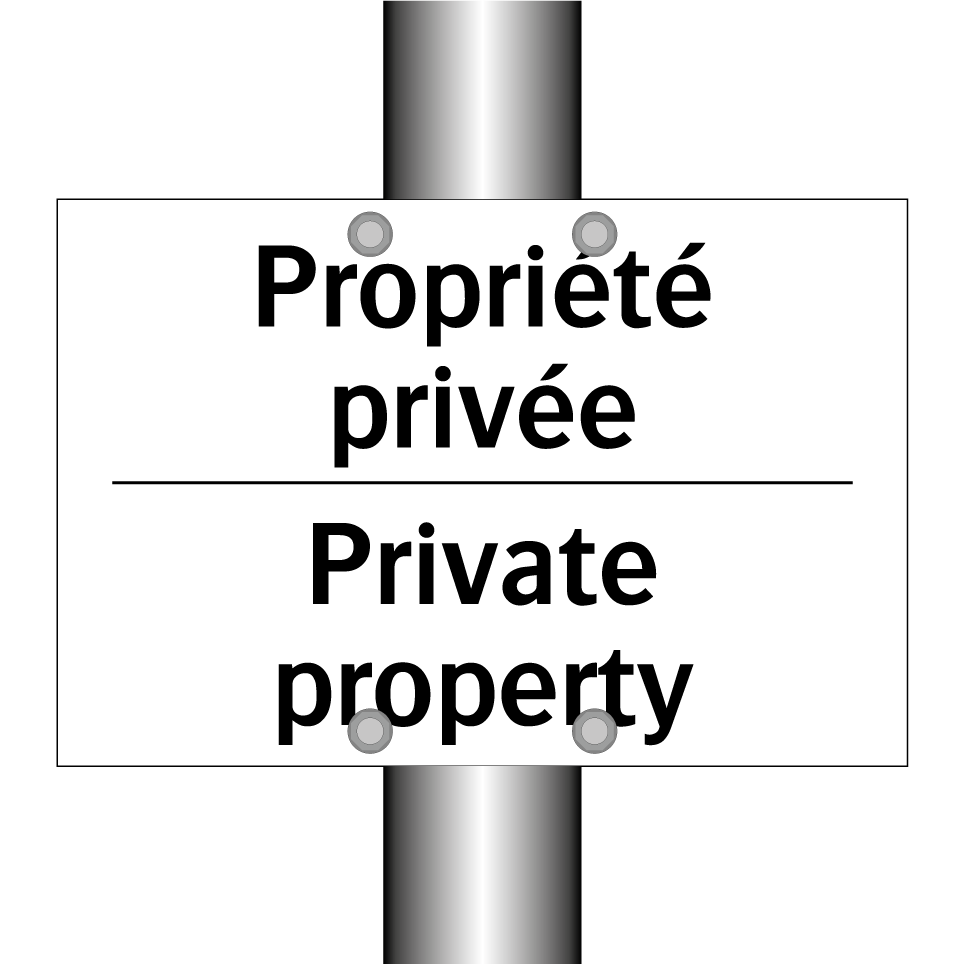 Propriété privée - Private property