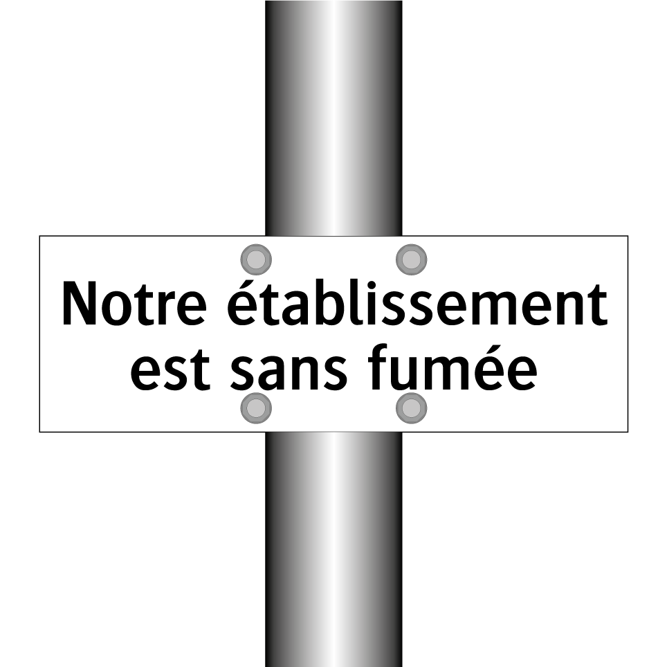 Notre établissement est sans fumée