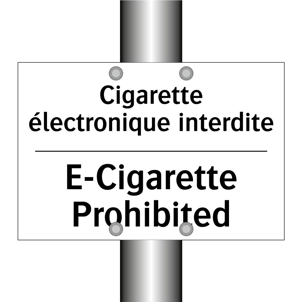 Cigarette électronique interdite /.../ - E-Cigarette Prohibited