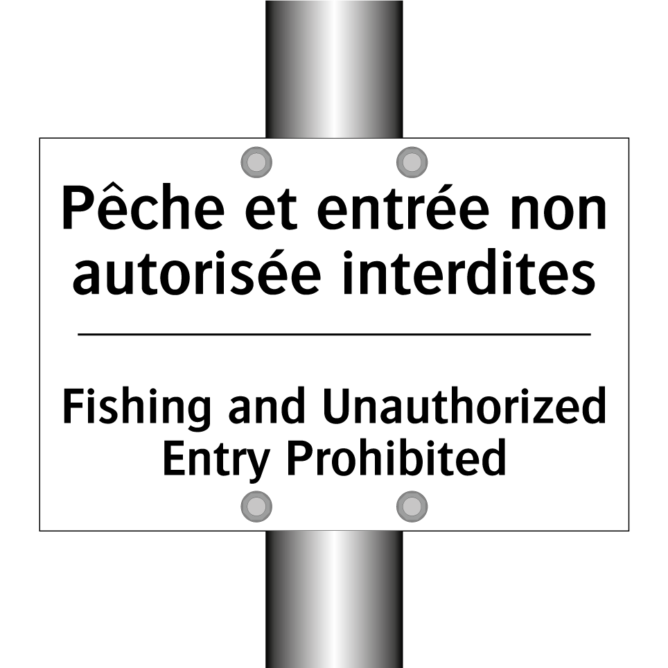Pêche et entrée non autorisée  /.../ - Fishing and Unauthorized Entry  /.../