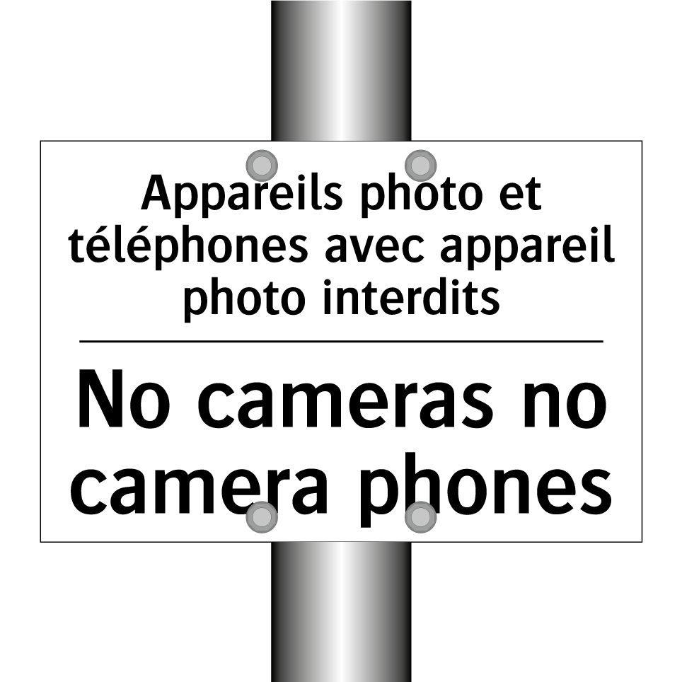 Appareils photo et téléphones  /.../ - No cameras no camera phones