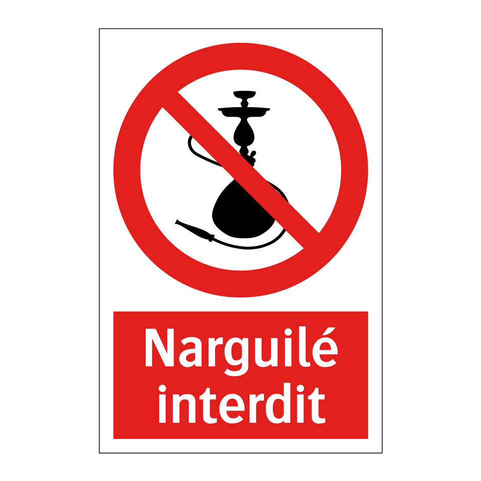 Narguilé interdit