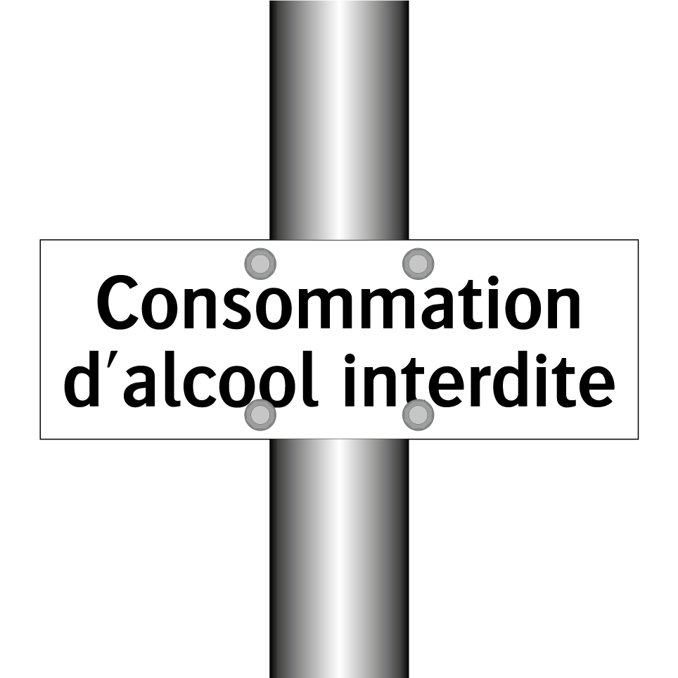 Consommation d'alcool interdite