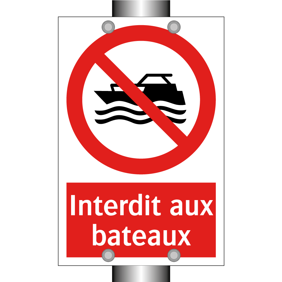 Interdit aux bateaux