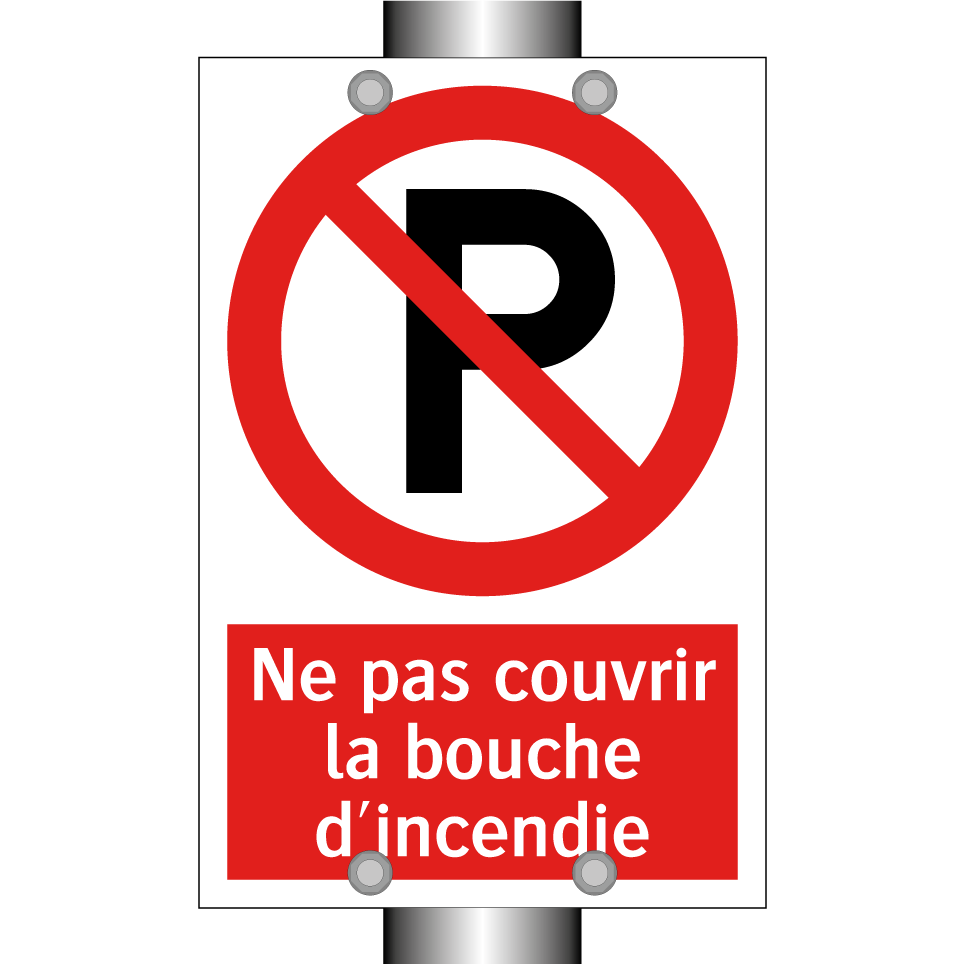 Ne pas couvrir la bouche d'incendie