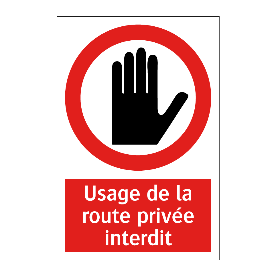 Usage de la route privée interdit