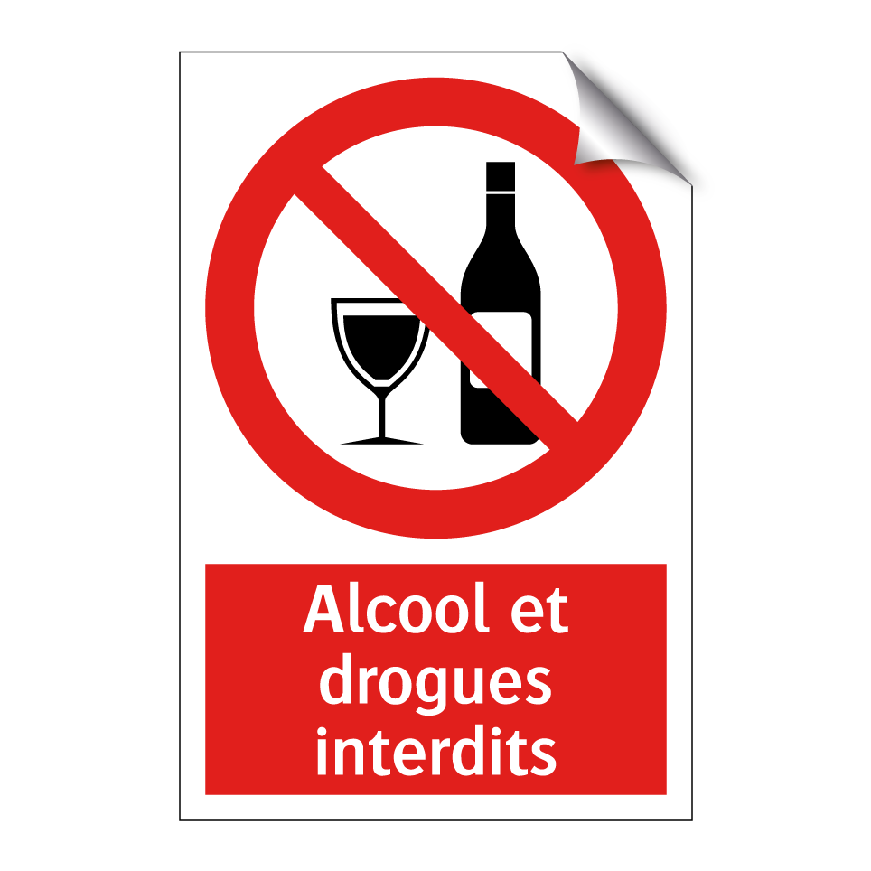 Alcool et drogues interdits