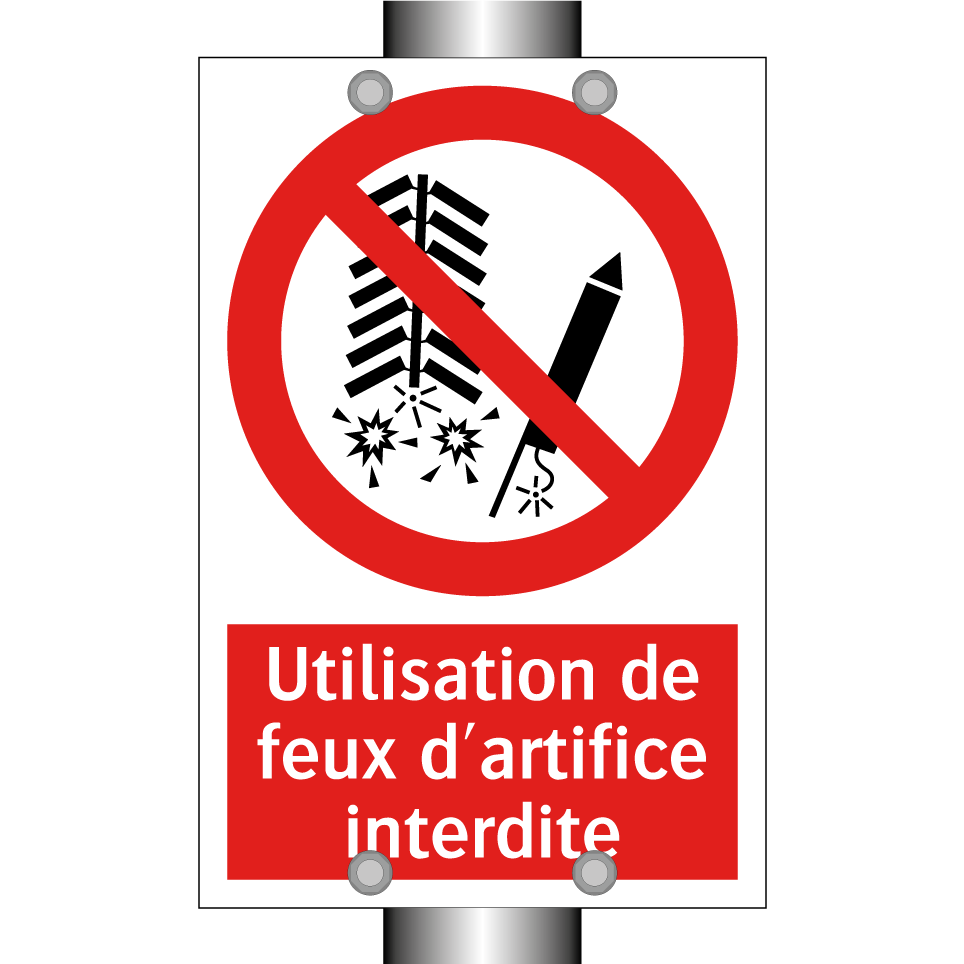 Utilisation de feux d'artifice interdite