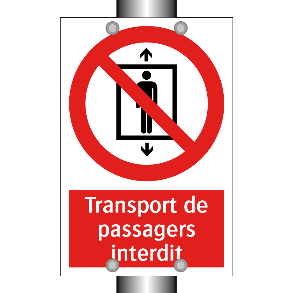 Transport de passagers interdit