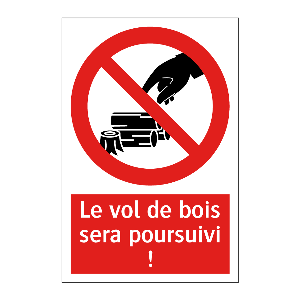Le vol de bois sera poursuivi !