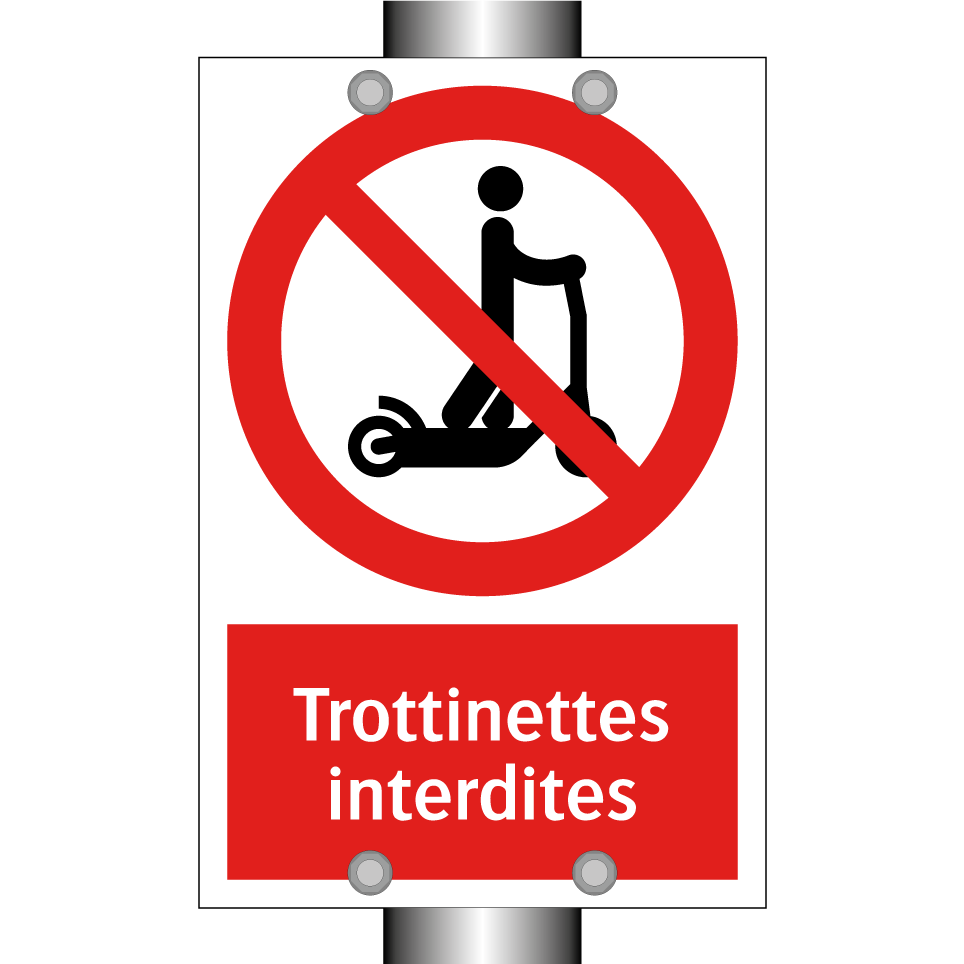 Trottinettes interdites