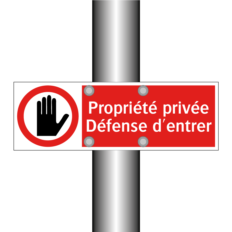 Propriété privée Défense d'entrer