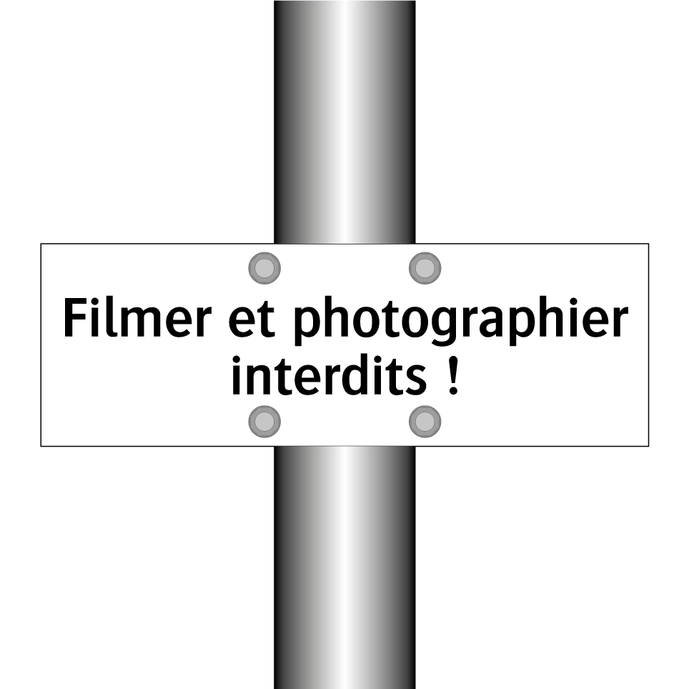 Filmer et photographier interdits !