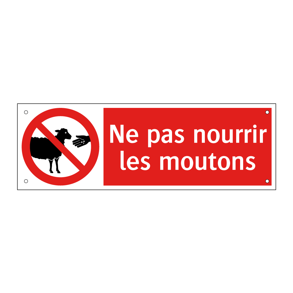Ne pas nourrir les moutons