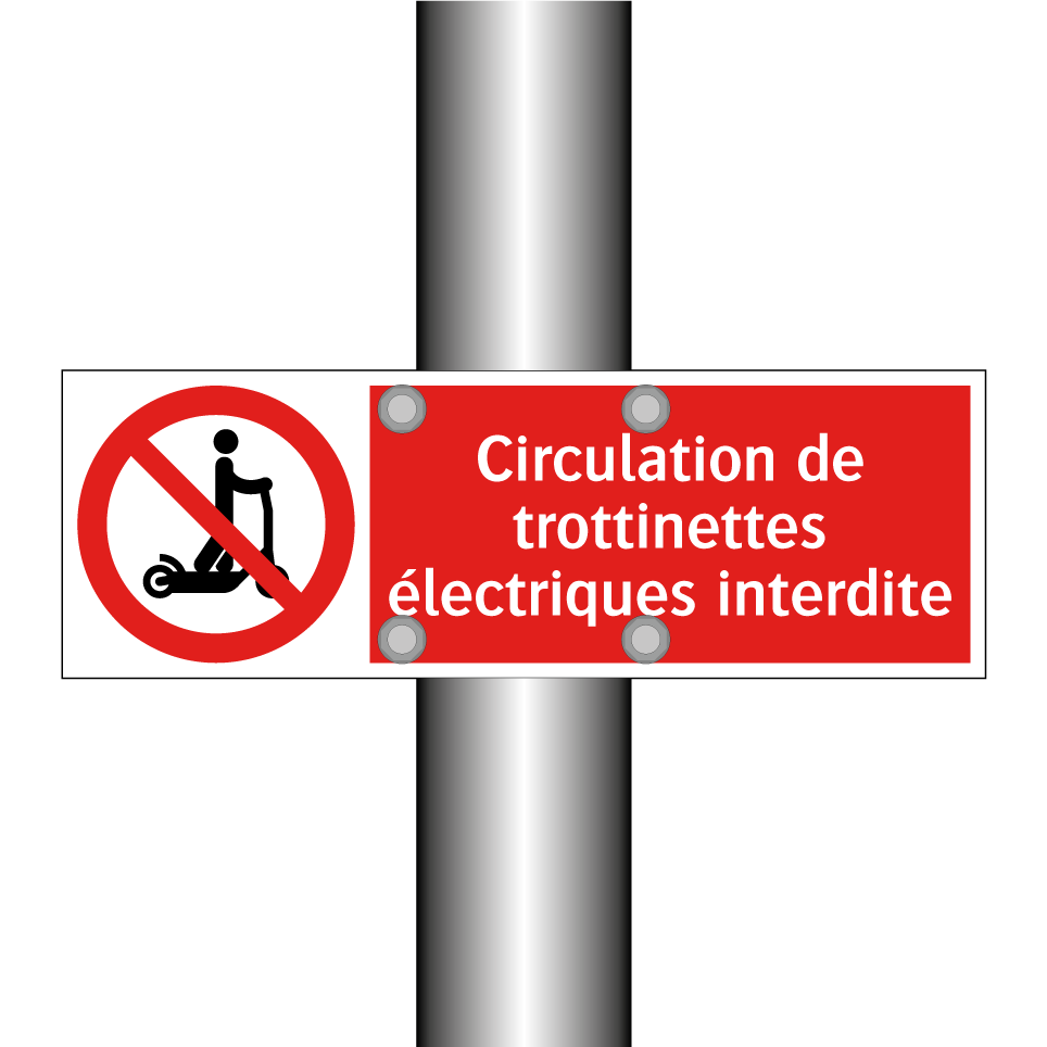 Circulation de trottinettes électriques interdite