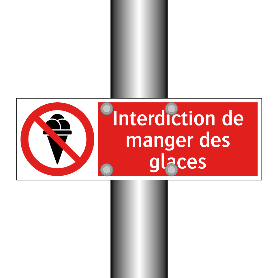 Interdiction de manger des glaces